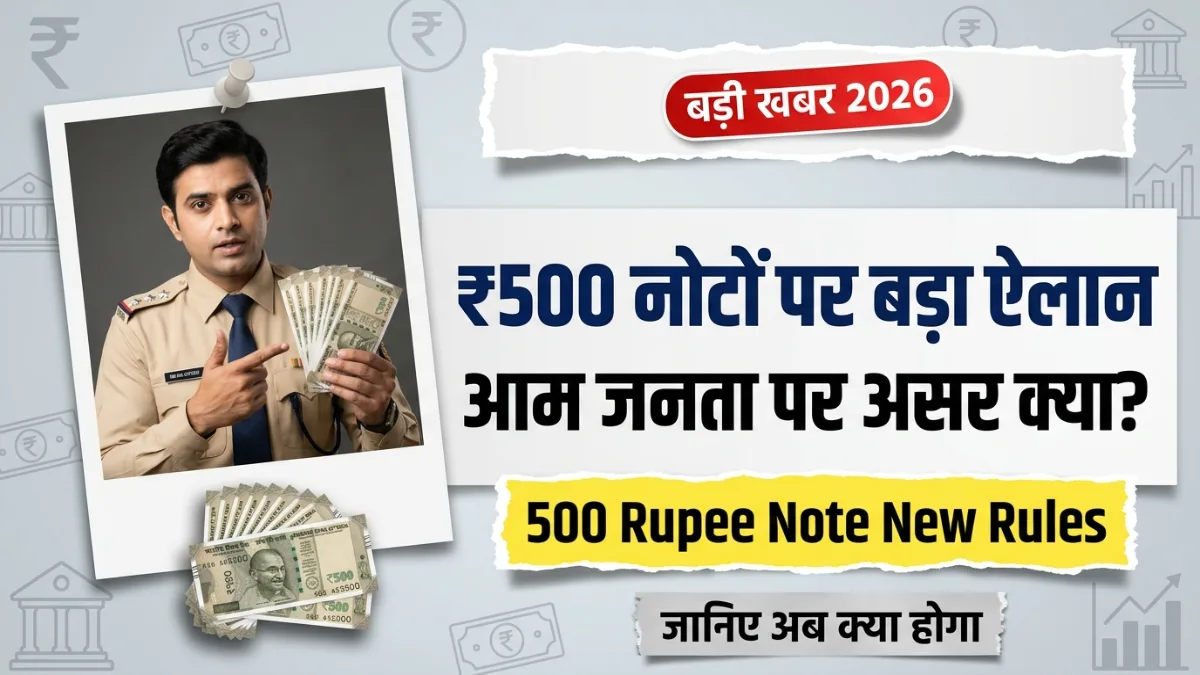 500 Rupee Note New Rules