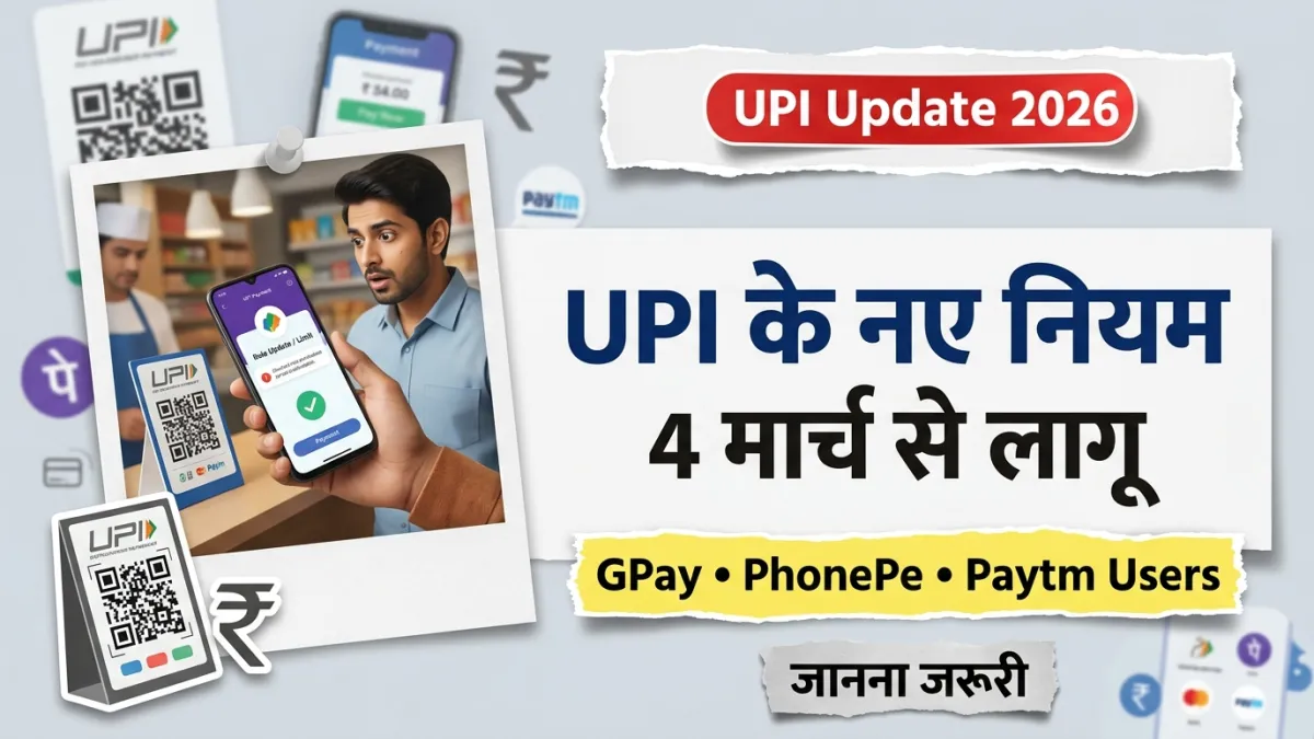 UPI New Rules March 2026